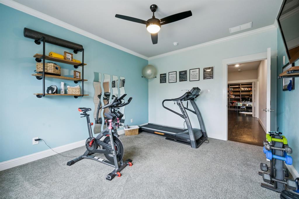 1641 Knox Road Keller, TX 76262 - Photo 28 of 40 a view of a room with gym equipment