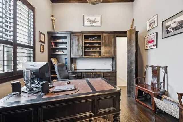 a view of a livingroom with furniture and window