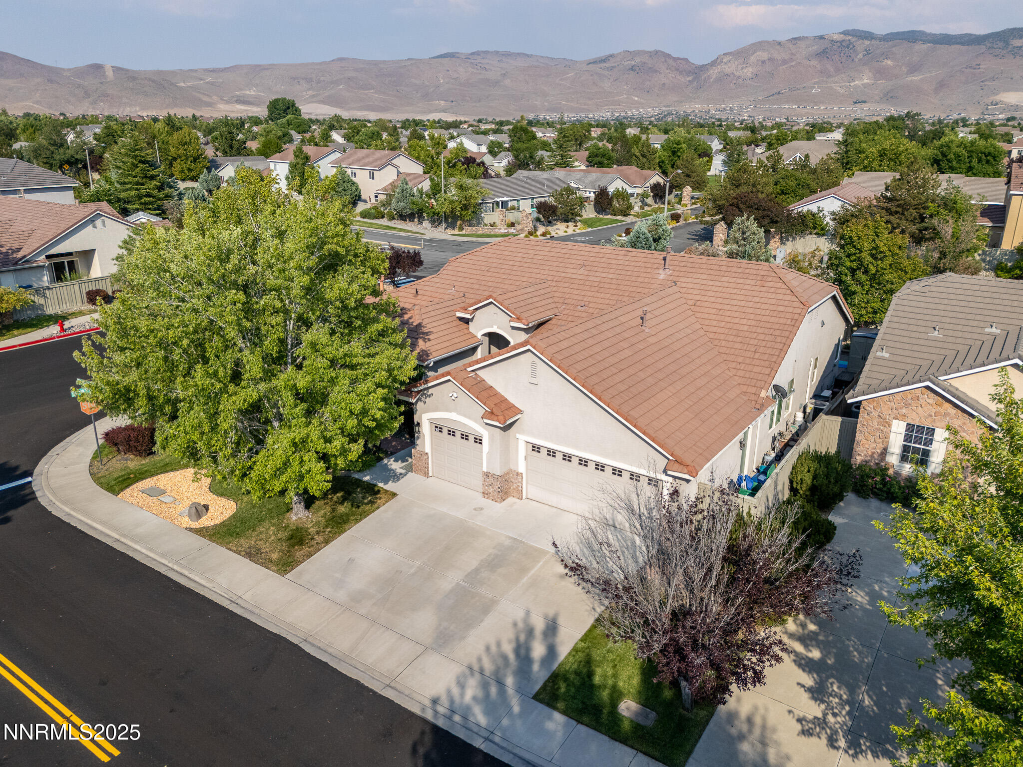 10600 Blue Moon Court Reno, NV 89521 - Photo 2 of 36 an aerial view of a house with a garden