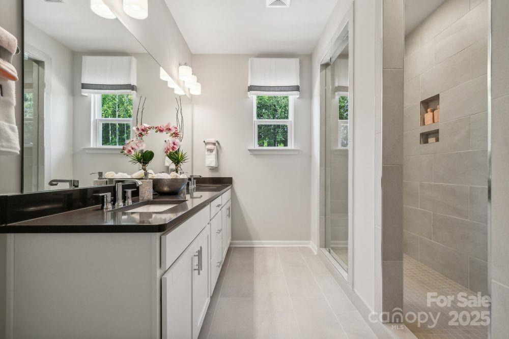 8661 Miles Gap Road Indian Land, SC 29707 - Photo 14 of 31 a bathroom with a sink and a mirror