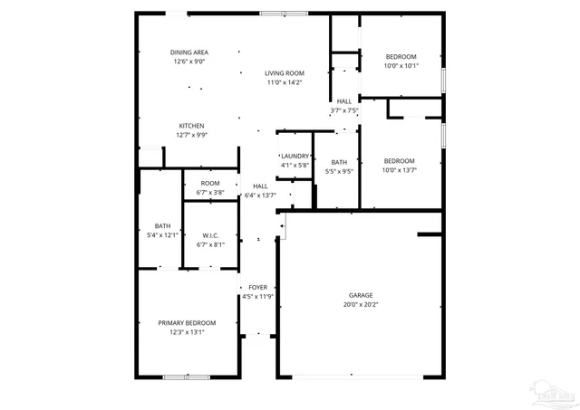 $1,800 | 9632 Angel Oak Drive, Pensacola, FL 32526