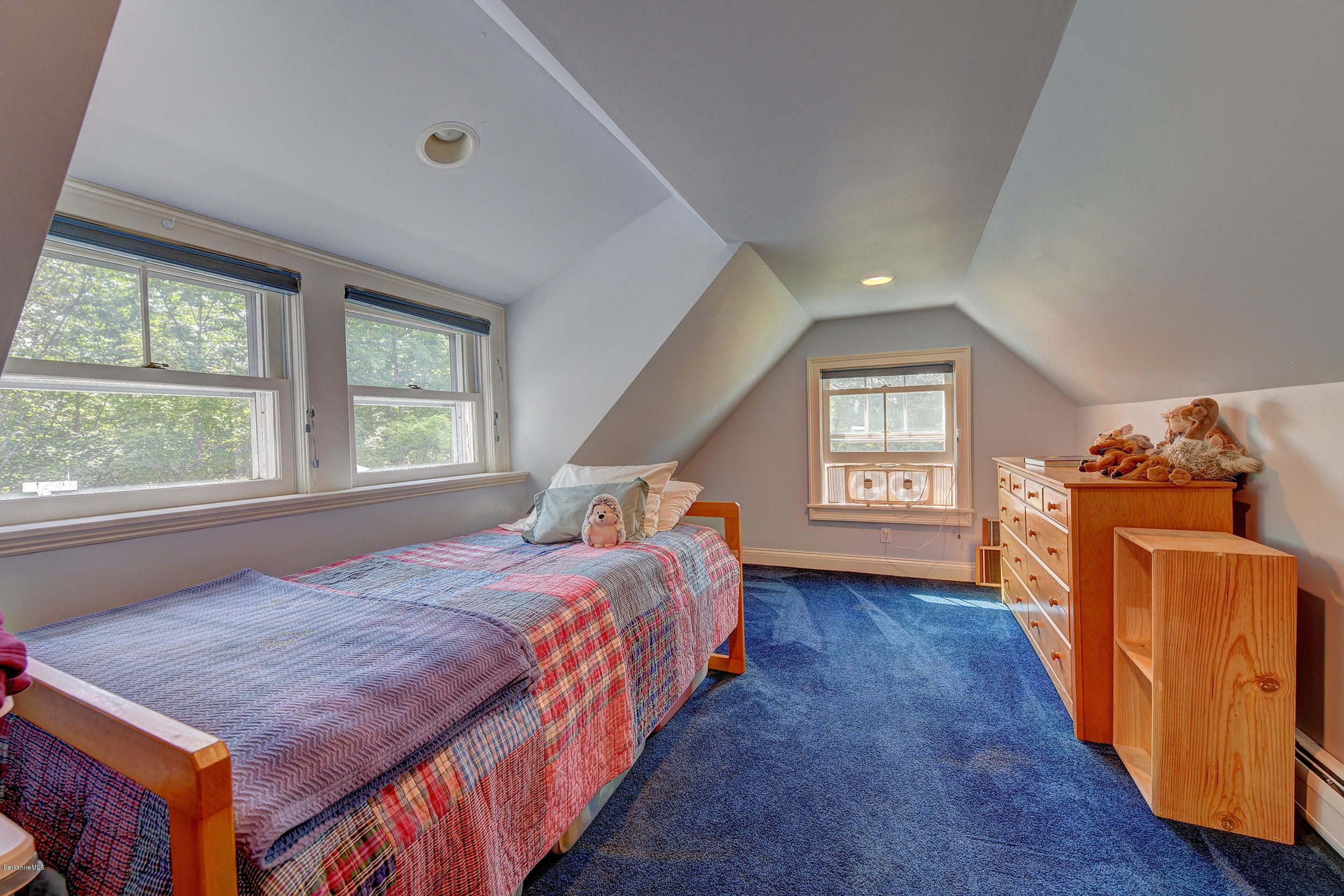 201 Rossiter Road Richmond, MA 01254 - Photo 35 of 52 a bedroom with a bed and a window