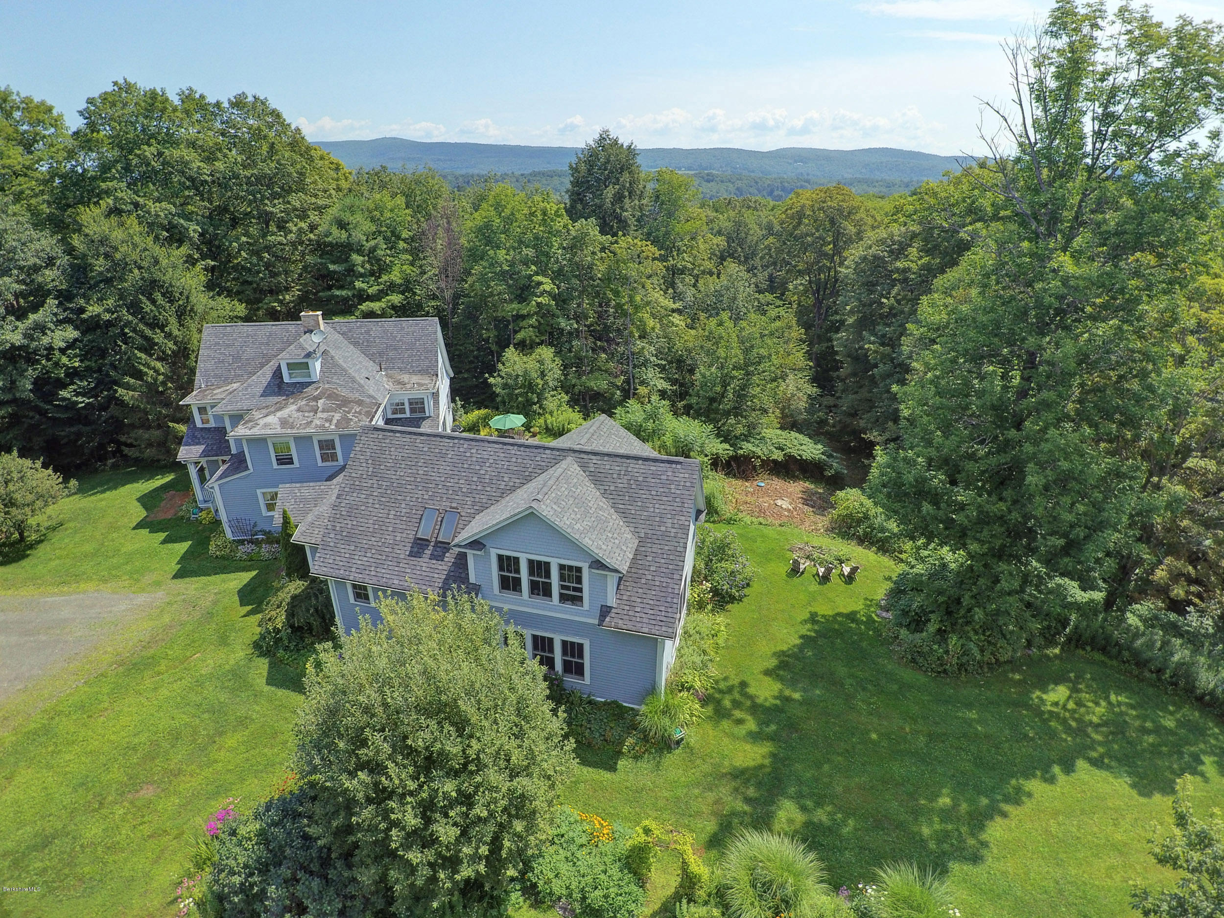 201 Rossiter Road Richmond, MA 01254 - Photo 50 of 52 an aerial view of a house