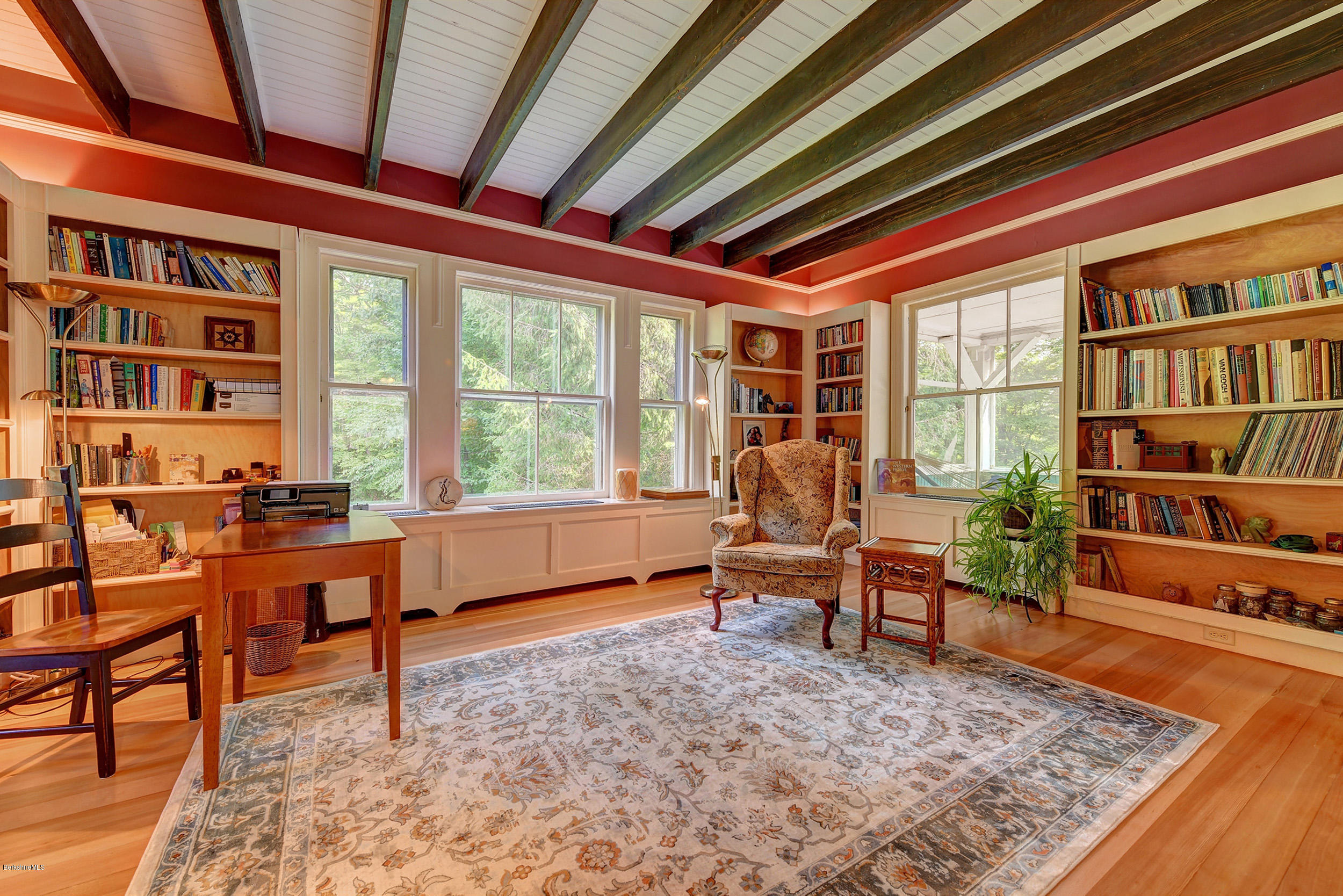 201 Rossiter Road Richmond, MA 01254 - Photo 6 of 52 a living room with furniture and a rug