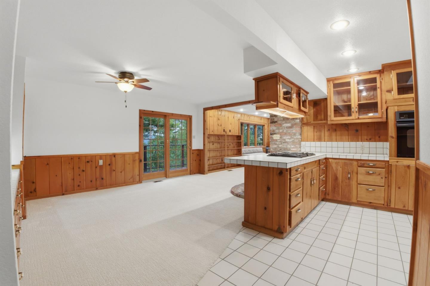 15245 Stetson Road Los Gatos, CA 95033 - Photo 28 of 60 a kitchen with stainless steel appliances granite countertop a stove a sink and a refrigerator