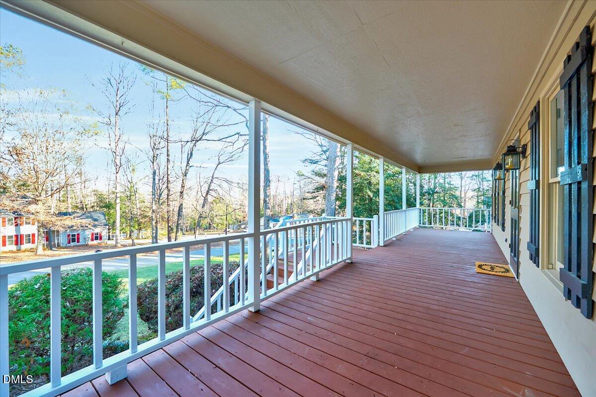1208 Turner Farms Road Garner, NC 27529 - Photo 3 of 38 a view of a porch with wooden floor and outdoor space
