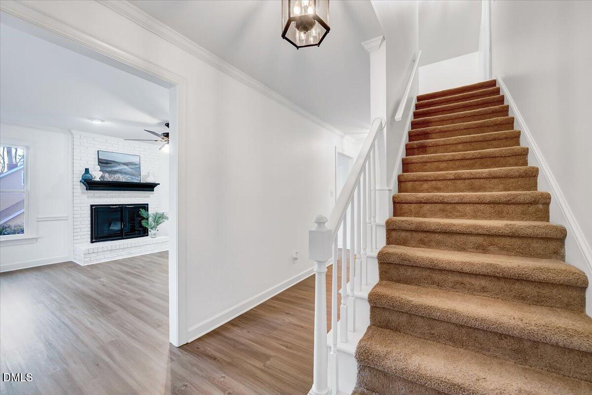 1208 Turner Farms Road Garner, NC 27529 - Photo 8 of 38 a view of an entryway with wooden floor