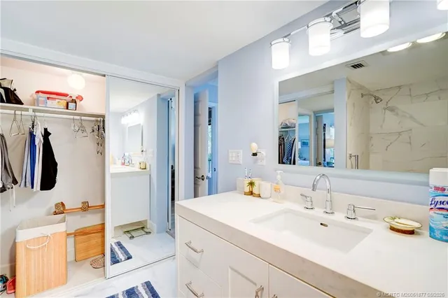 a room with storage and utility