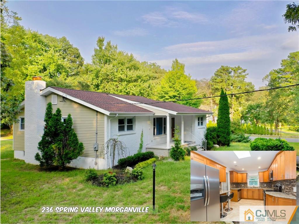 236 Spring Valley Road Morganville, NJ 07751 - Photo 1 of 23 a view of a yard in front of house