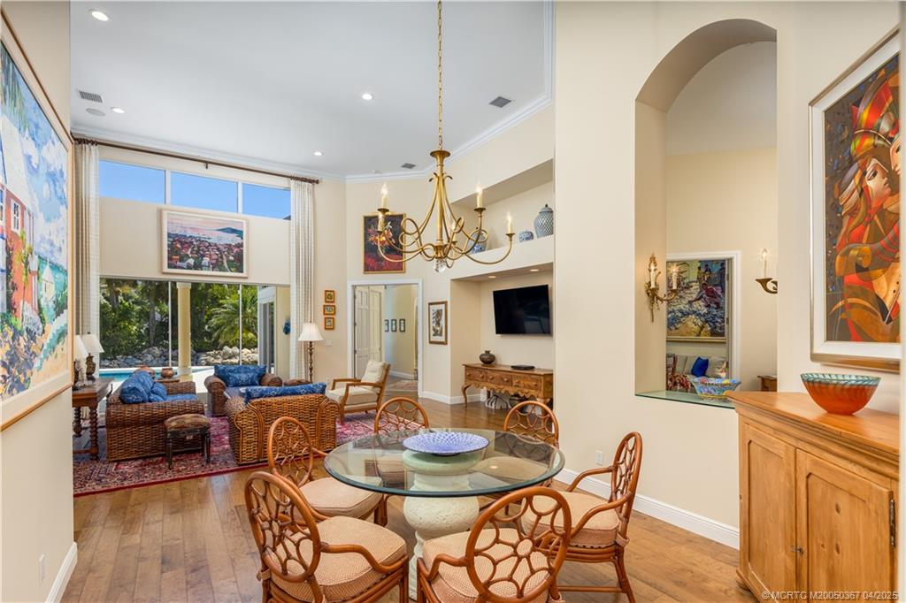 2888 Southeast Dune Drive Stuart, FL 34996 - Photo 15 of 53 Seamless dining to living area