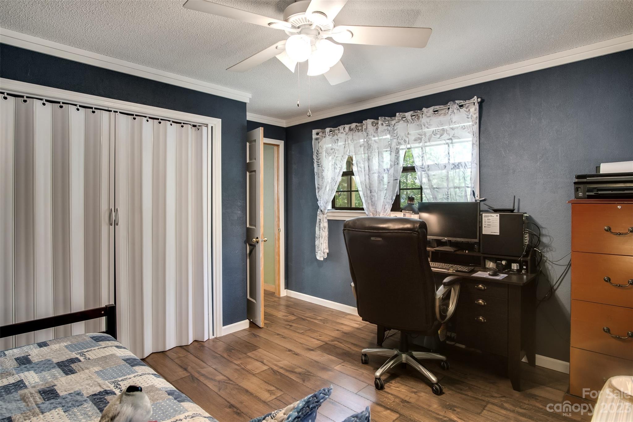 669 Walker Point Road Hayesville, NC 28904 - Photo 12 of 46 a view of a workspace with furniture and a window