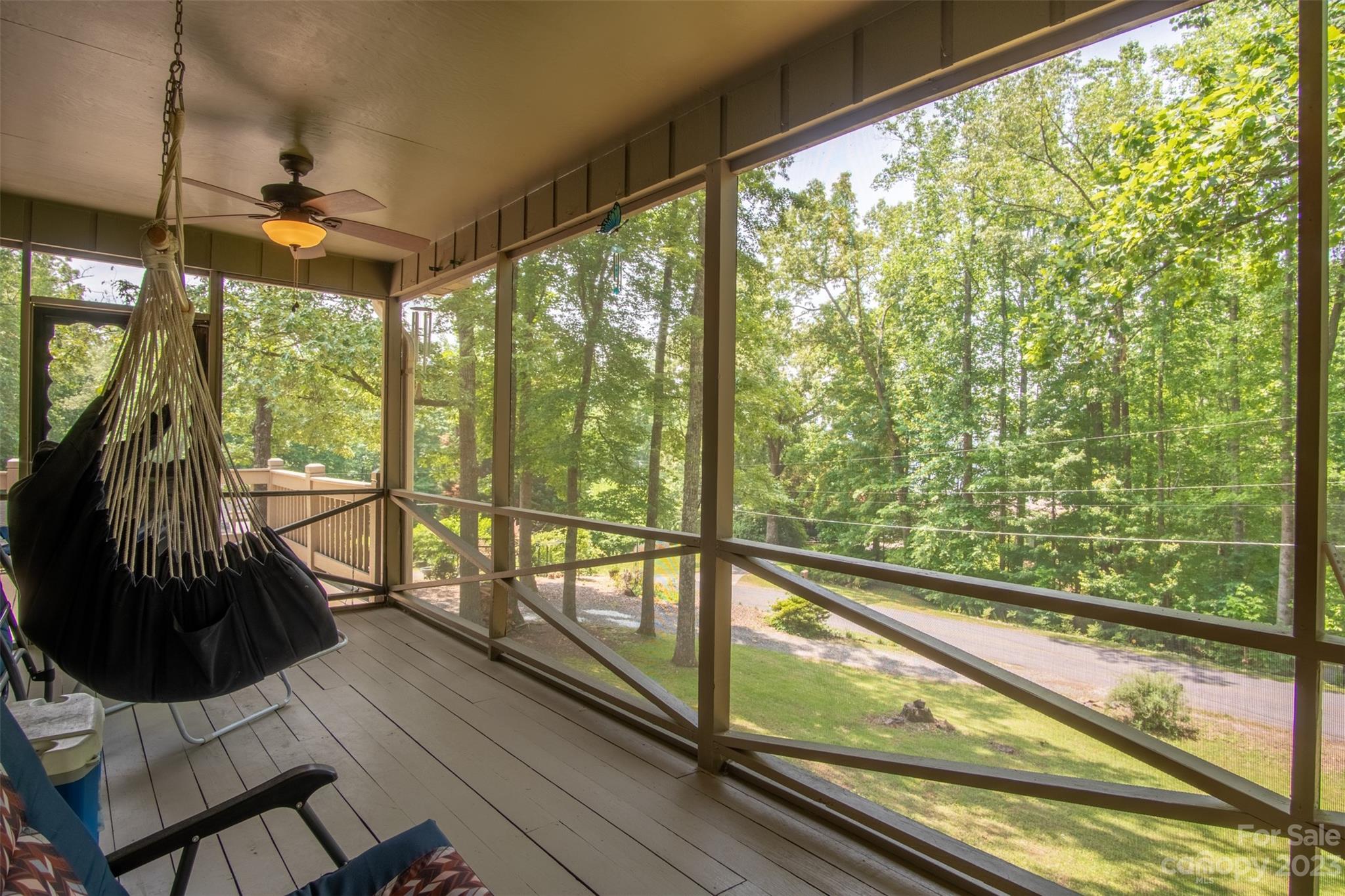 669 Walker Point Road Hayesville, NC 28904 - Photo 29 of 46 a view of a city from a balcony