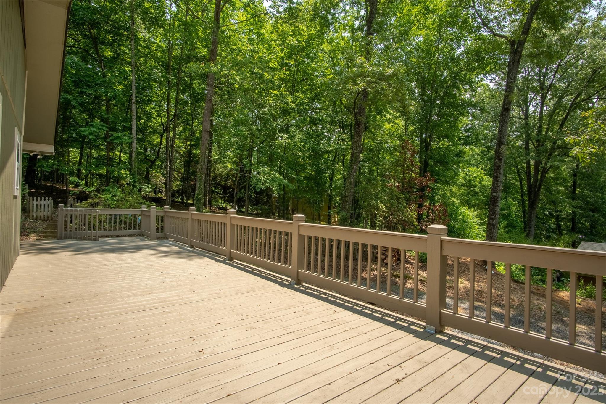 669 Walker Point Road Hayesville, NC 28904 - Photo 31 of 46 a view of backyard and deck