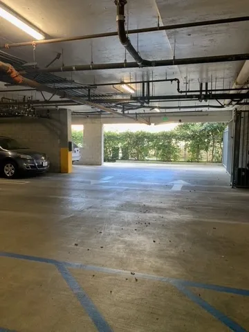 a view of parking garage