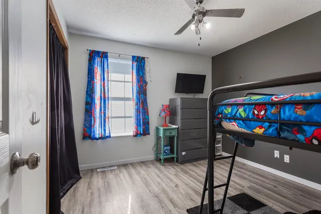 a very nice looking room with a bed