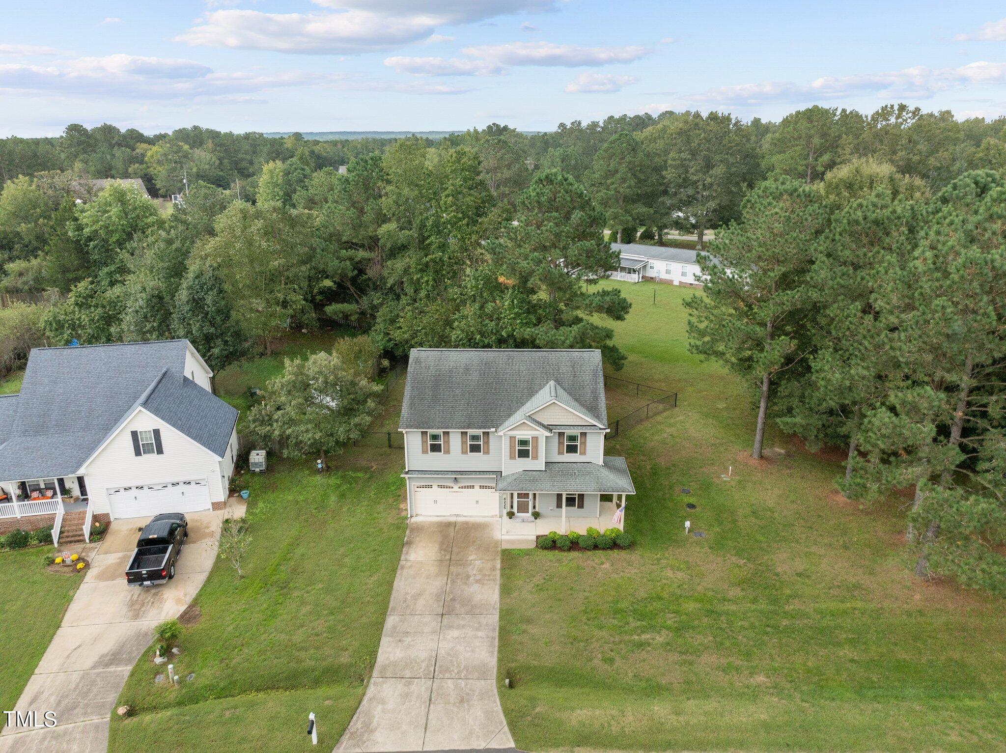 4225 Winding Stream Drive Raleigh, NC 27610 - Photo 42 of 44 Aerial Front of House