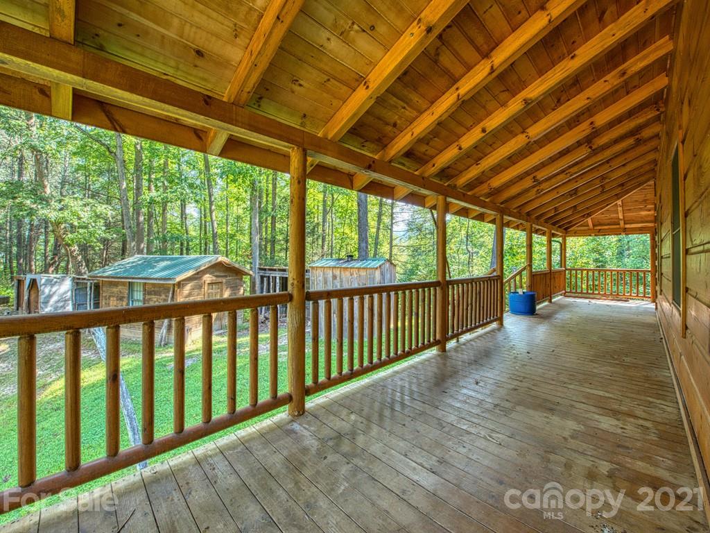 57 Dicks Br Road Clyde, NC 28721 - Photo 5 of 24 a view of backyard with green space