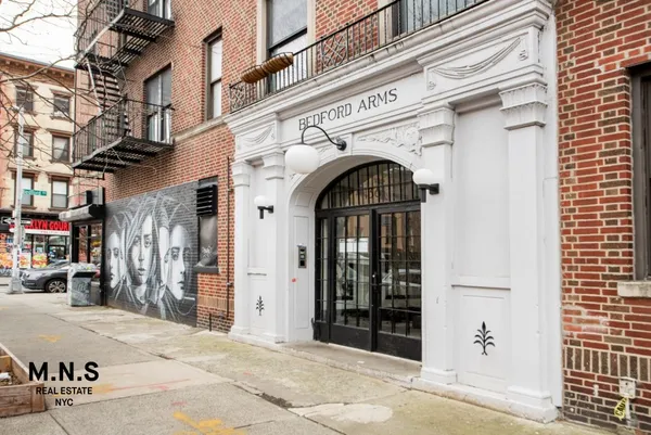 a view of entrance of the building