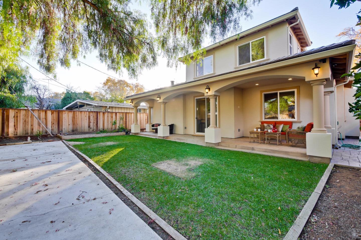 10310 Moretti Drive Cupertino, CA 95014 - Photo 29 of 31 a view of a white house in a back yard