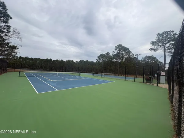 a view of a tennis court