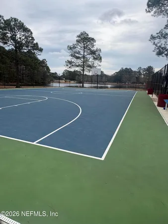 a view of a tennis court