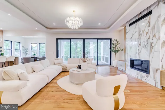 an empty room with wooden floor and closet