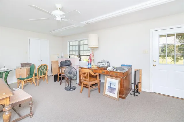 a very nice looking room with a large window