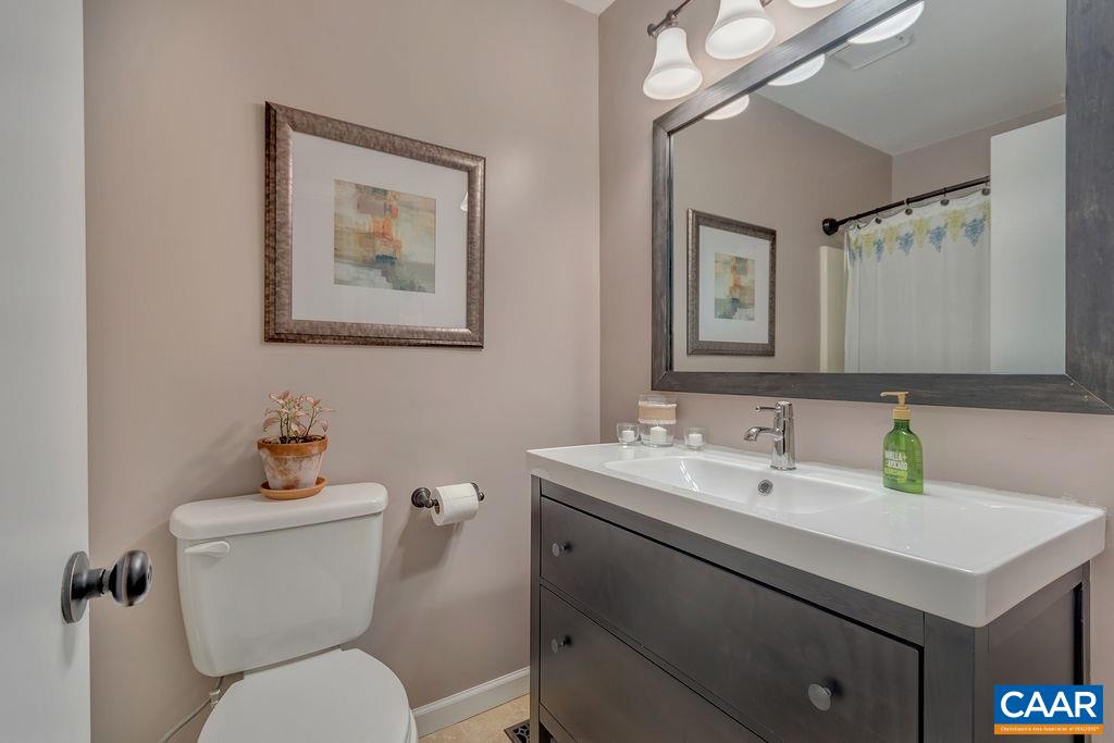 2608 Rio Mills Road Earlysville, VA 22936 - Photo 15 of 38 a bathroom with a toilet a sink and mirror