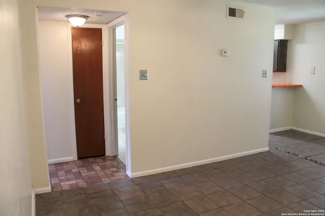 a view of an empty room