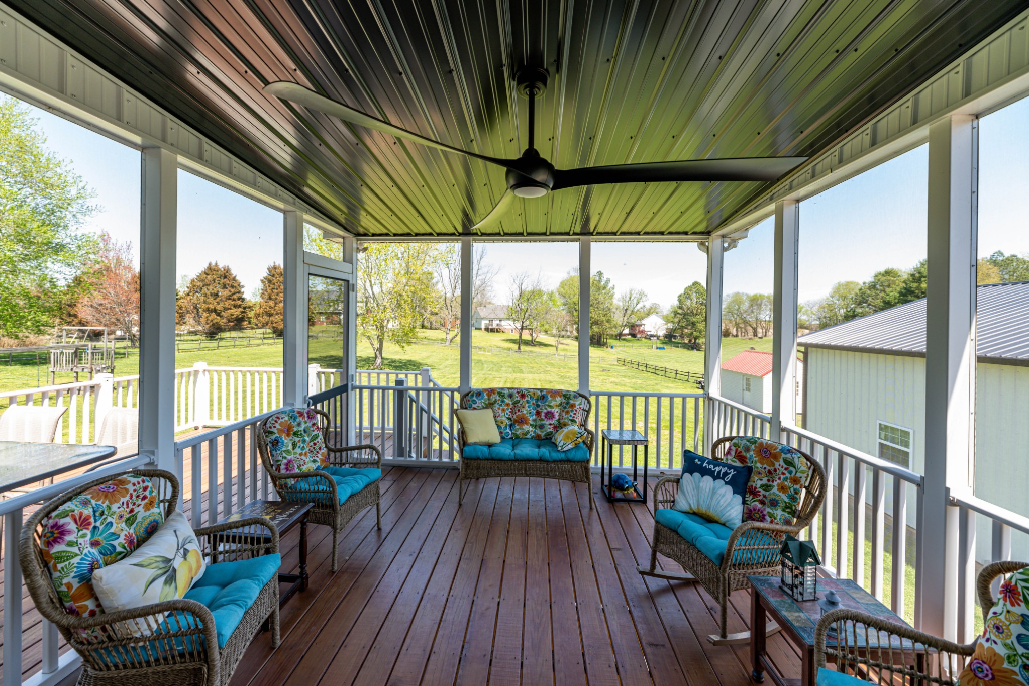 2011 Bradbury Road Adams, TN 37010 - Photo 29 of 46 a view of porch with a seating space