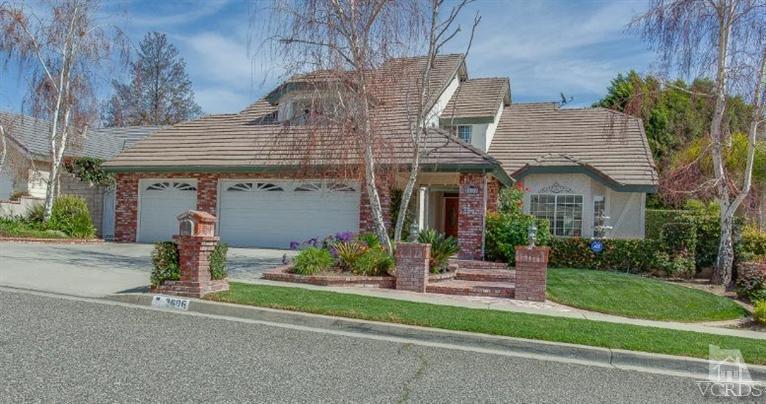 3606 Claridge Court Simi Valley, CA 93063 - Photo 2 of 58 front view of house with a yard