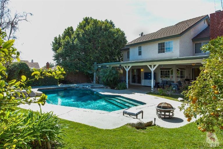 3606 Claridge Court Simi Valley, CA 93063 - Photo 56 of 58 front view of house with a yard and sitting area