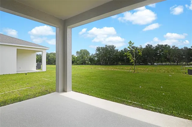 a view of a back yard