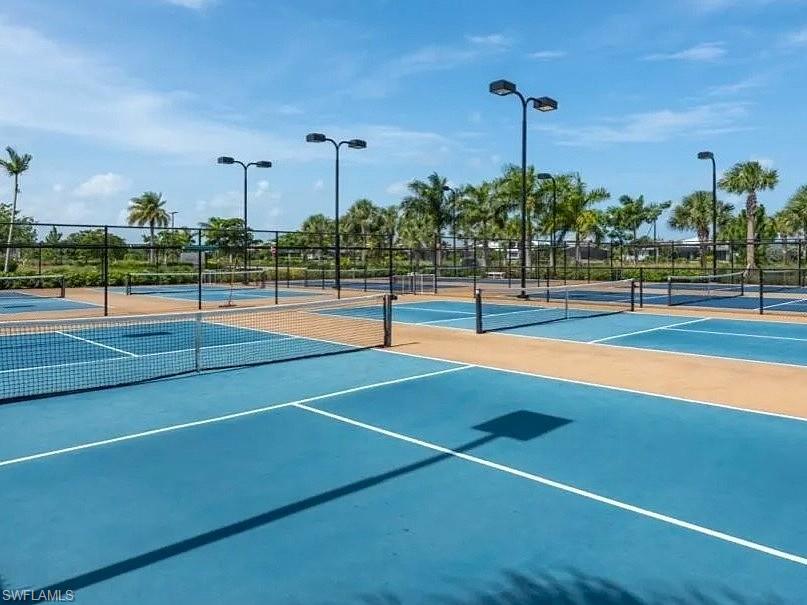8813 Yucatan Court Naples, FL 34113 - Photo 40 of 43 View of tennis court