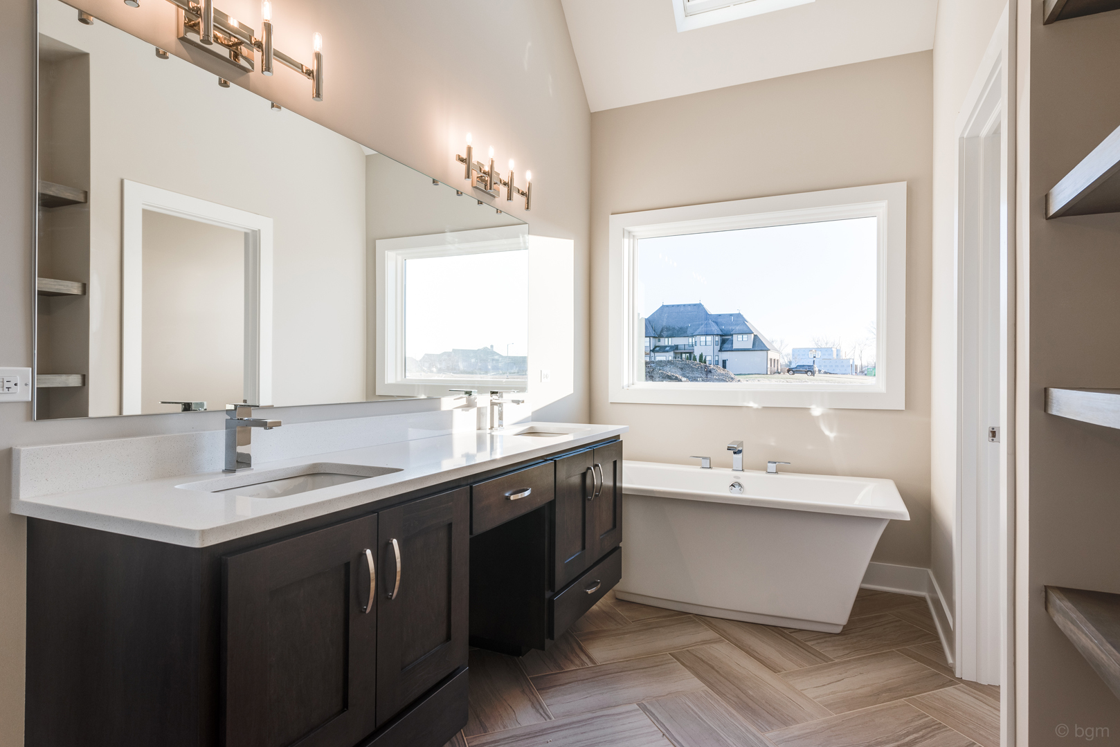 26005 Forrester Drive Plainfield, IL 60585 - Photo 12 of 19 a bathroom with a double vanity sink mirror and bathtub