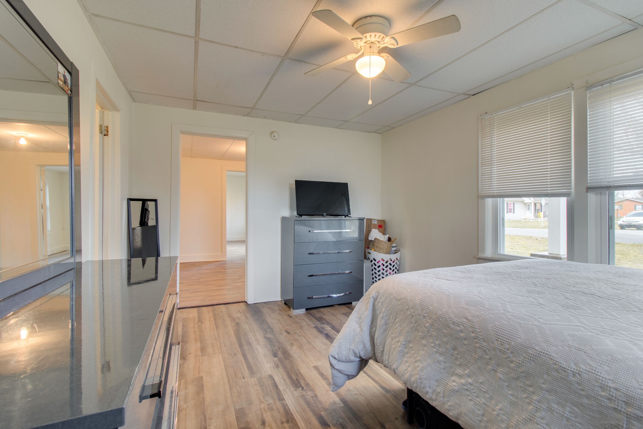 810 Days Road Lafayette, TN 37083 - Photo 13 of 20 a bedroom with a bed and a flat screen tv