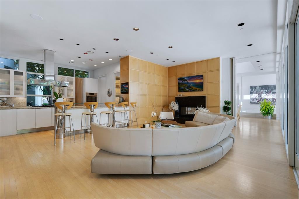 4130 Cochran Chapel Road Dallas, TX 75209 - Photo 15 of 40 a living room with furniture and a flat screen tv