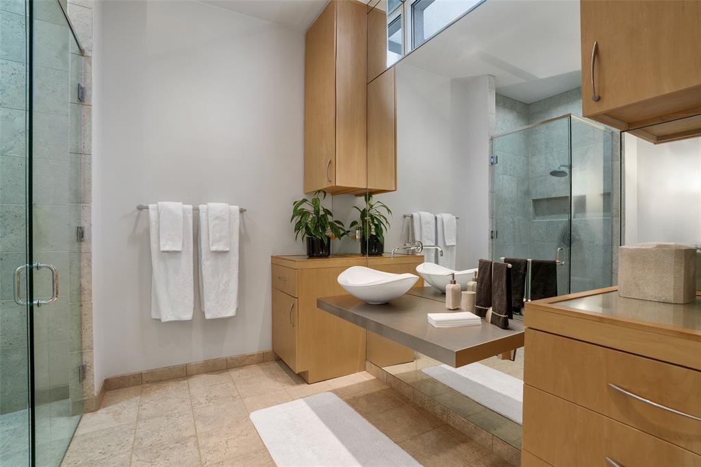 4130 Cochran Chapel Road Dallas, TX 75209 - Photo 36 of 40 a living room with furniture and a fireplace