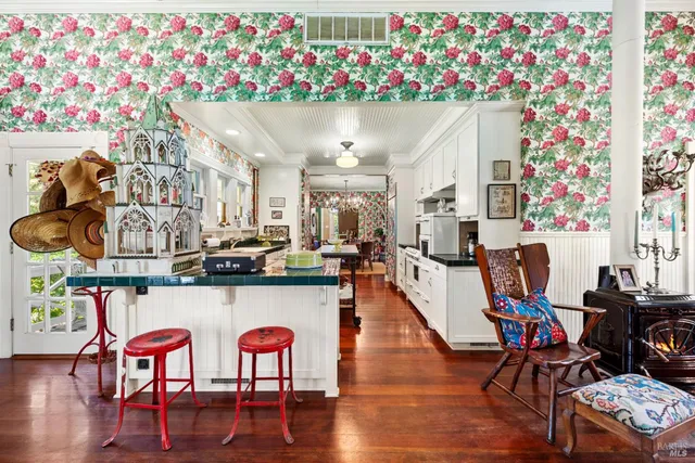 a bed room with a bed and a lamp