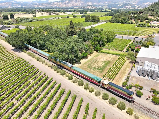 a front view of a house with a yard and potted plants