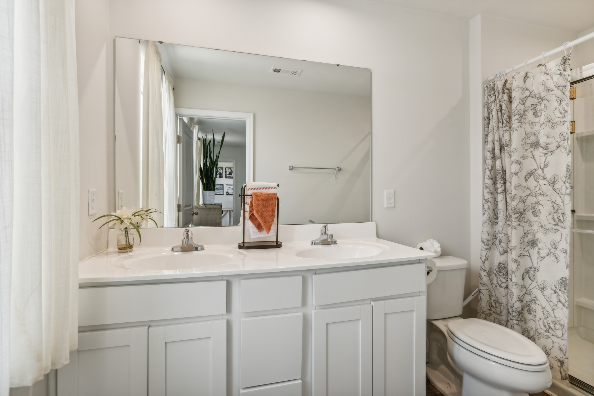 1718 Quail Run Way Spring Hill Spring Hill, TN 37174 - Photo 23 of 40 a bathroom with a granite countertop sink mirror vanity and toilet