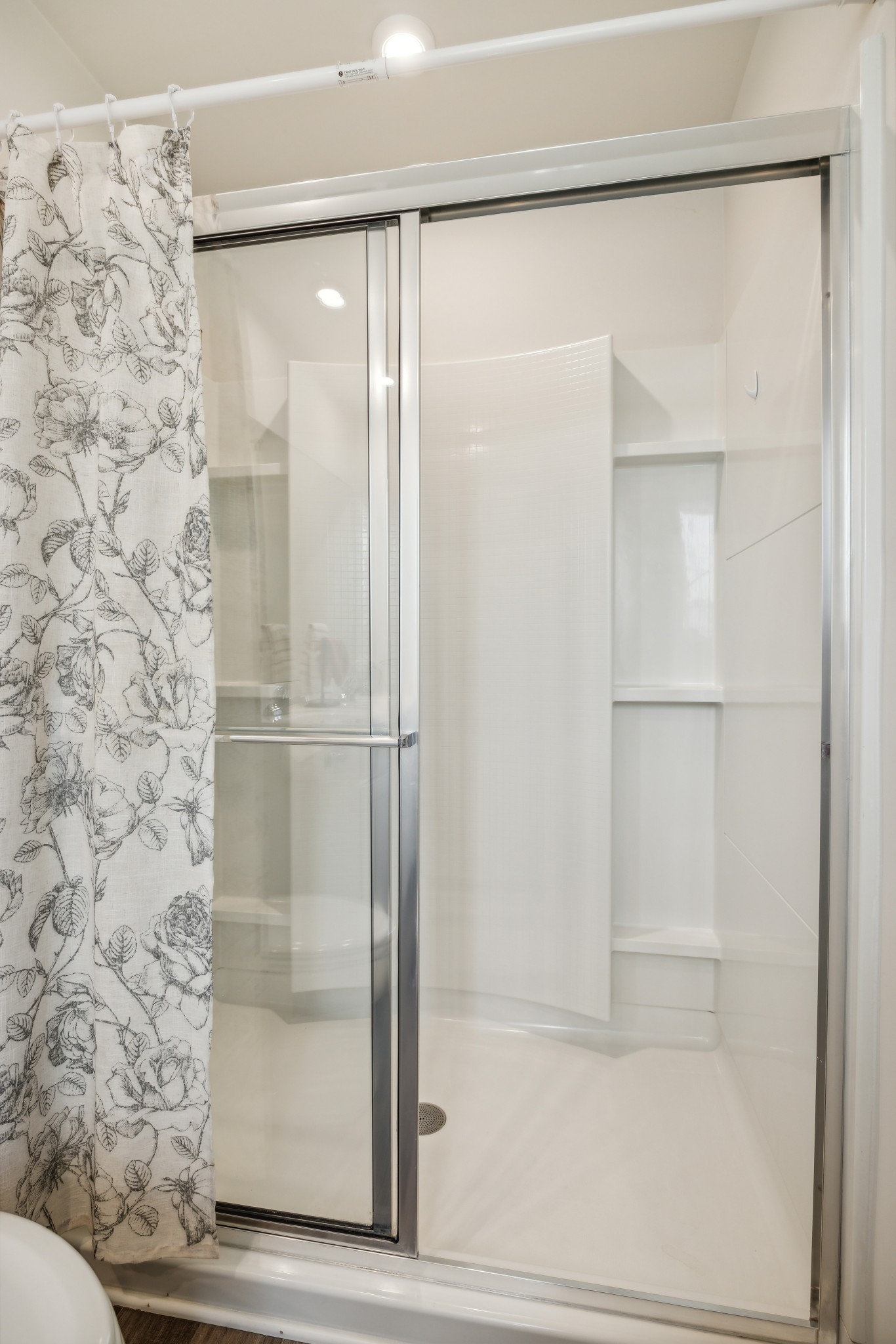 1718 Quail Run Way Spring Hill Spring Hill, TN 37174 - Photo 25 of 40 a bathroom with a glass shower door