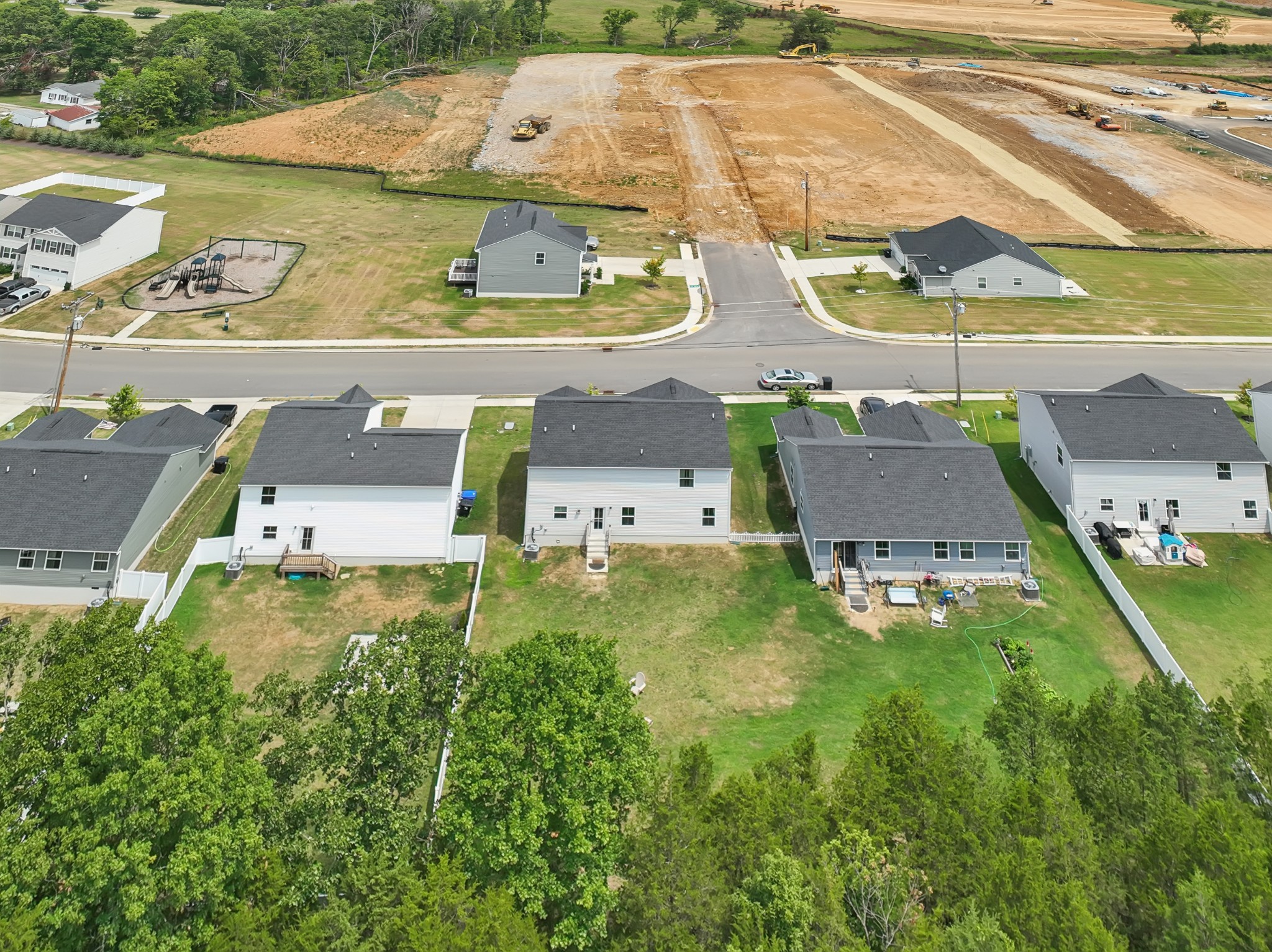 1718 Quail Run Way Spring Hill Spring Hill, TN 37174 - Photo 40 of 40 an aerial view of residential houses with outdoor space and swimming pool