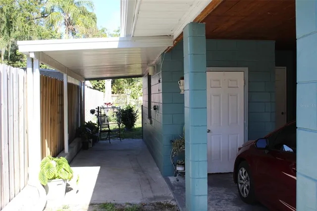 a view of outdoor seating area