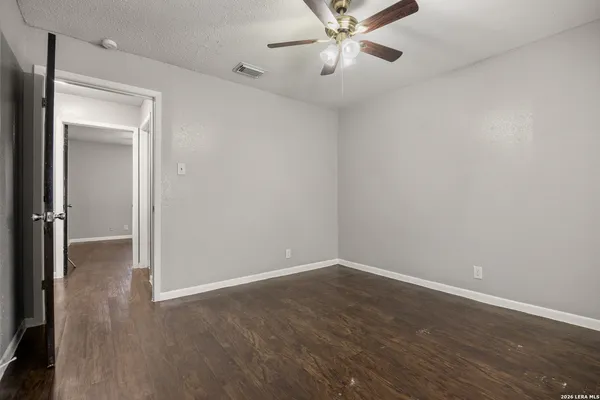 wooden floor in an empty room