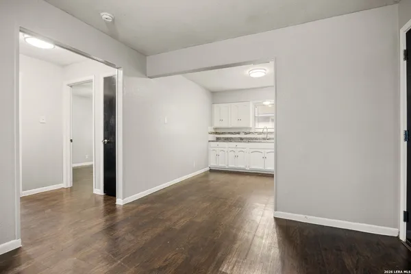 wooden floor in an empty room