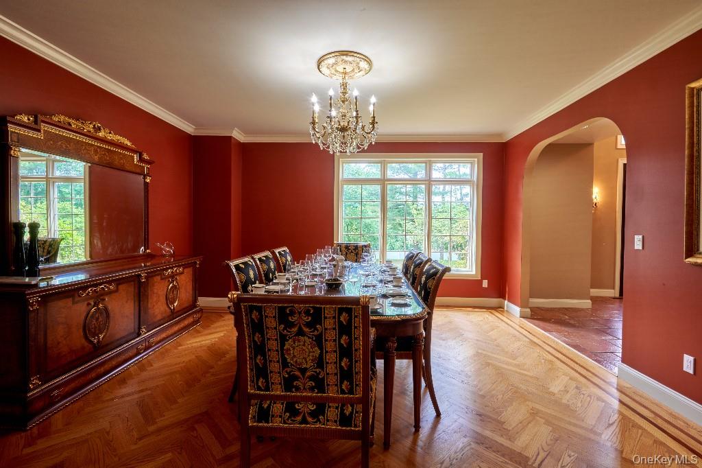 637 South Mountain Road New City, NY 10956 - Photo 15 of 36 a view of a dining room with furniture window and outside view
