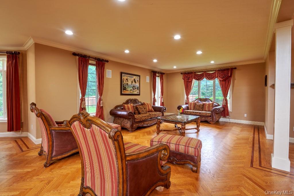637 South Mountain Road New City, NY 10956 - Photo 10 of 36 a living room with furniture and a wooden floor