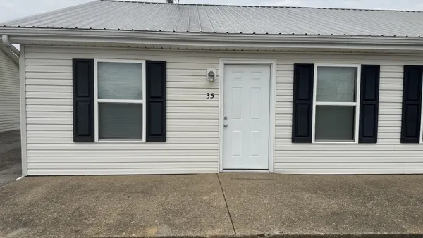 a view of a house entryway