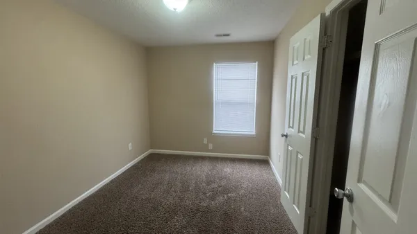 a view of hallway with window